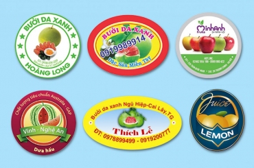 In tem nhãn dán trái cây thân thiện với sản phẩm dệt may và da - Đảm bảo an toàn và tiêu chuẩn chất lượng
