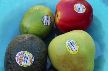 In tem barcode dán trái cây xuất khẩu